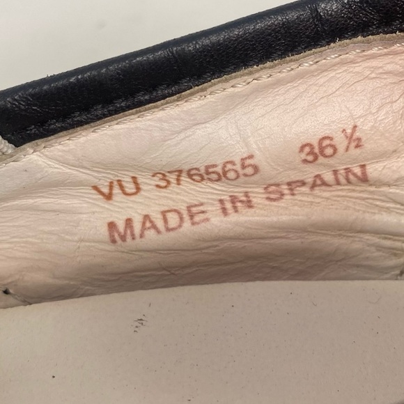 Saint Laurent Bandana Studded Leather Skate Shoes Noir size 36.5 - Picture 9 of 10